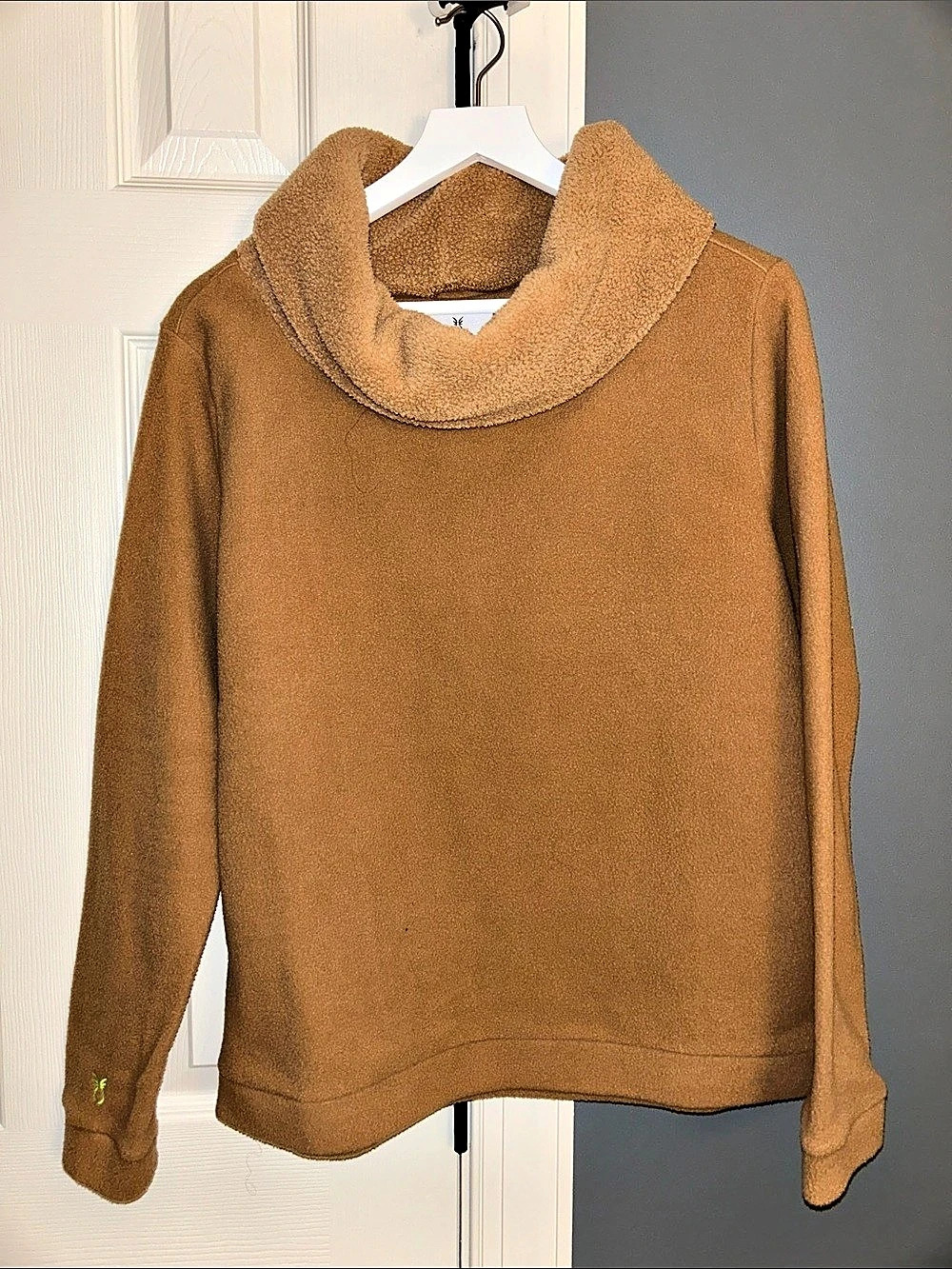 dudley stephens Cozie Fleece Cowl Neck Fleece in Brown Size Large
